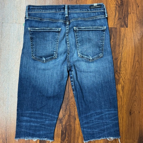 Citizens of Humanity Rocket Crop High Rise Skinny Jeans 29 Raw Hem as is - Picture 2 of 6